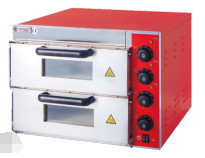 Fácil de limpiar horno de horneado comercial de 1 capa y 1 bandeja diseño interior sencillo horno de pizza familiar