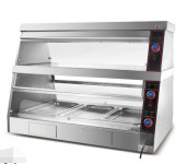 1Vitrina de calentamiento de.8KW para mejorar la satisfacción y retención del cliente