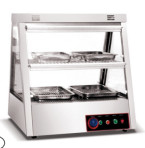 Selección conveniente de alimentos con vitrina de calentamiento 800*480*635 mm N.W 40Kg Vitrina de calentamiento