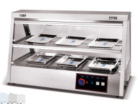 Selección conveniente de alimentos con vitrina de calentamiento 800*480*635 mm N.W 40Kg Vitrina de calentamiento