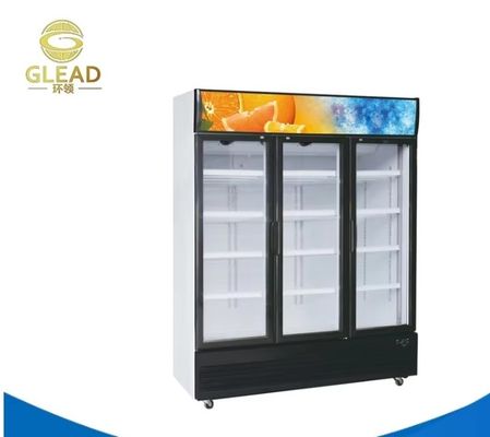 Display de bebidas de supermercado Display de refrigeración de gas solar