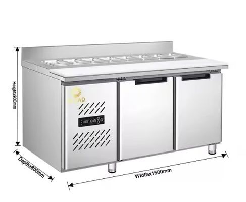Equipo de refrigeración industrial de acero inoxidable para hoteles y empresas