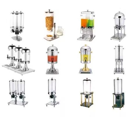 Máquina de distribuir jugo frío y bebidas de acero inoxidable comercial
