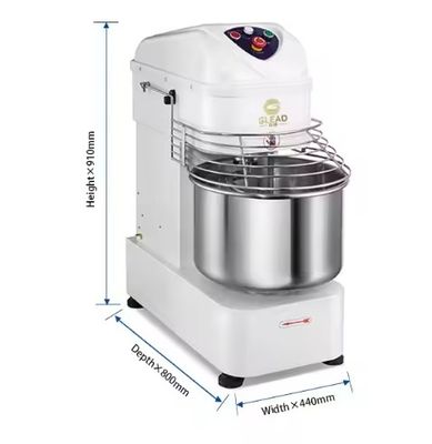 Venta en caliente Mezcladora comercial Panadería Masa de harina Mezcladoras de masa en espiral