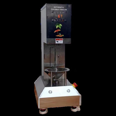 Máquina para quitar la cáscara de la piel de coco de color marrón de alta calidad de acero inoxidable Máquina para pelar cocos jóvenes