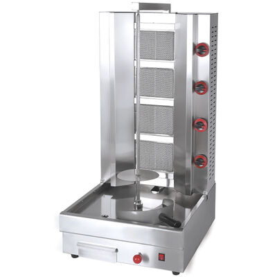 Gas Middle East Grill Gas Shawarma Gas Kebab Machine Mini Bbq Smoker Metal Grill