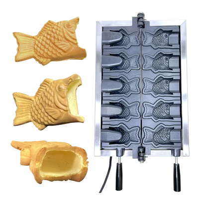 Fabricante de gofres Taiyaki en forma de pez para el desayuno