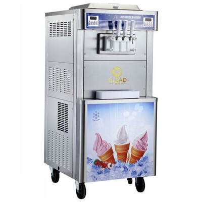 Máquina de helado suave Precio competitivo Máquina de helado industrial Comercial 3 sabores