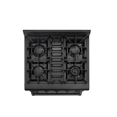 36 Inch Stainless Steel Convection Oven Electric & Gas Combo Range for Home & RV Use