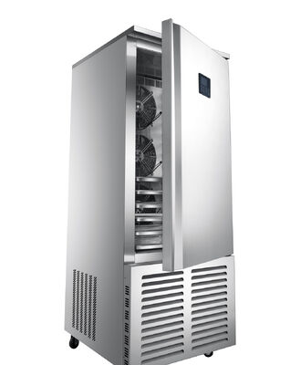 OEM ODM Refrigerador de pantalla comercial vertical móvil, enfriador de bebidas sin heladas con ruedas y caja de luz LED superior, R290, vidrio de calefacción opcional