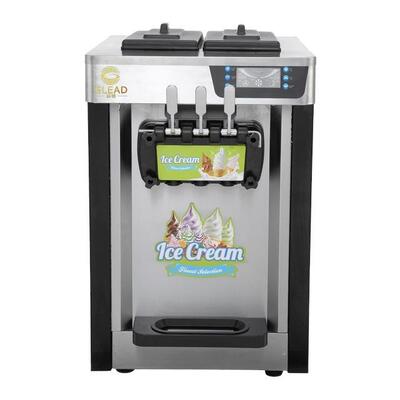 Commercial Ice Cream Machine Stainless Steel Desktop Three Head Painting Making Softy Machine of Ice Cream Shop