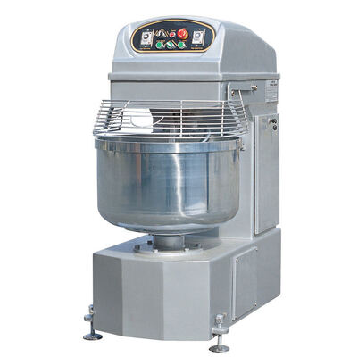Mezclador de masa en espiral comercial de doble velocidad y doble acción, máquina amasadora de masa con tazón de acero inoxidable de grado alimenticio con protector de seguridad para panadería, pan, pizza, restaurante, cantina