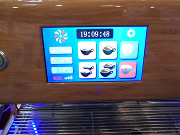 Café de la pantalla táctil que hace el fabricante de café comercial semi automático de la máquina
