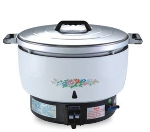 No pegue la cocina que cocina el hervidor de arroz comercial 7L 10L 15L 23L 30L del gas del equipo